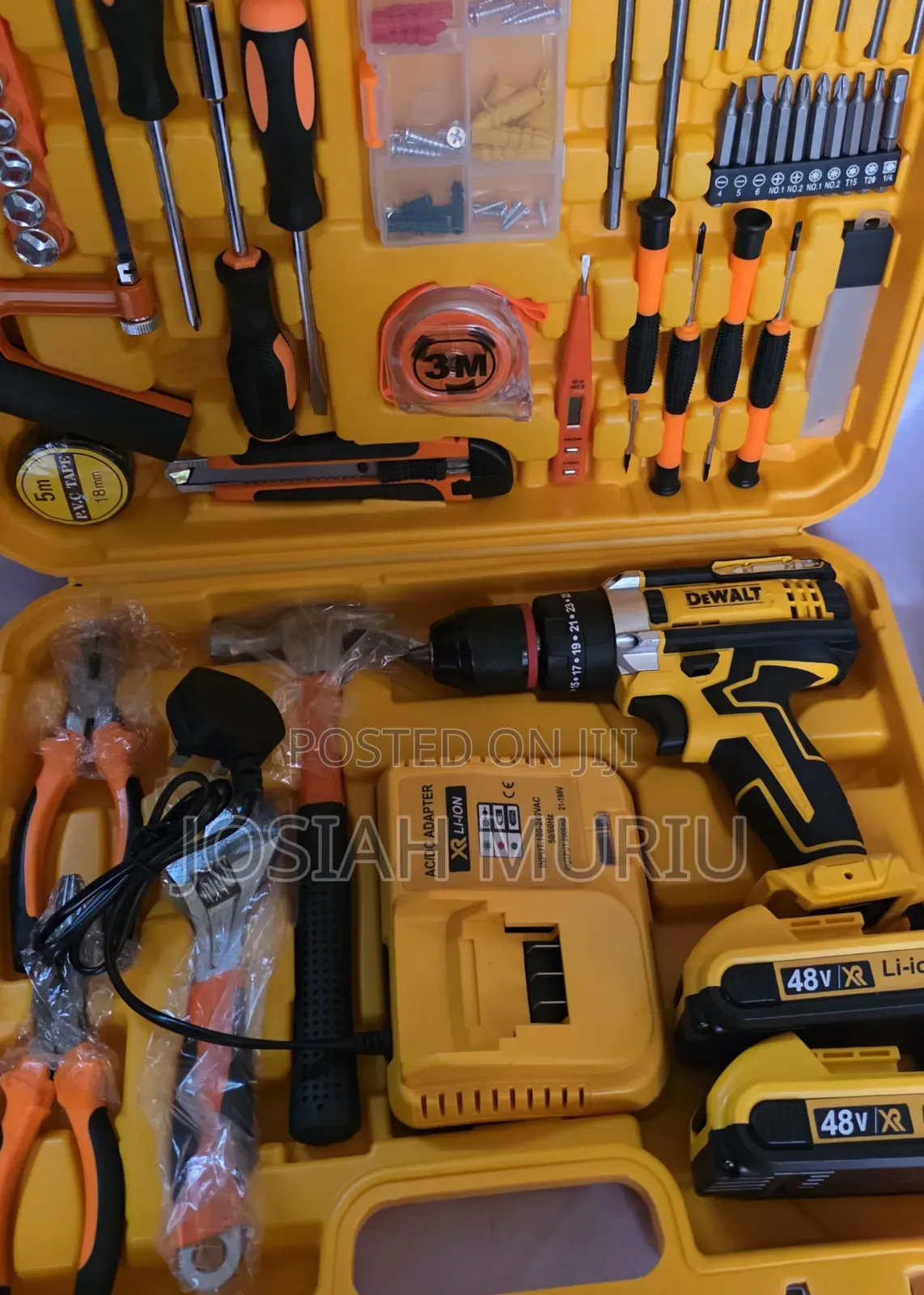 DeWalt 48v Power Drill With Metal Chunk