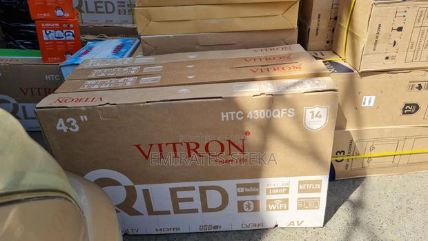 Vitron HTC4300QFS 43 Smart Android TV, 43 Inch QLED TV, - main view