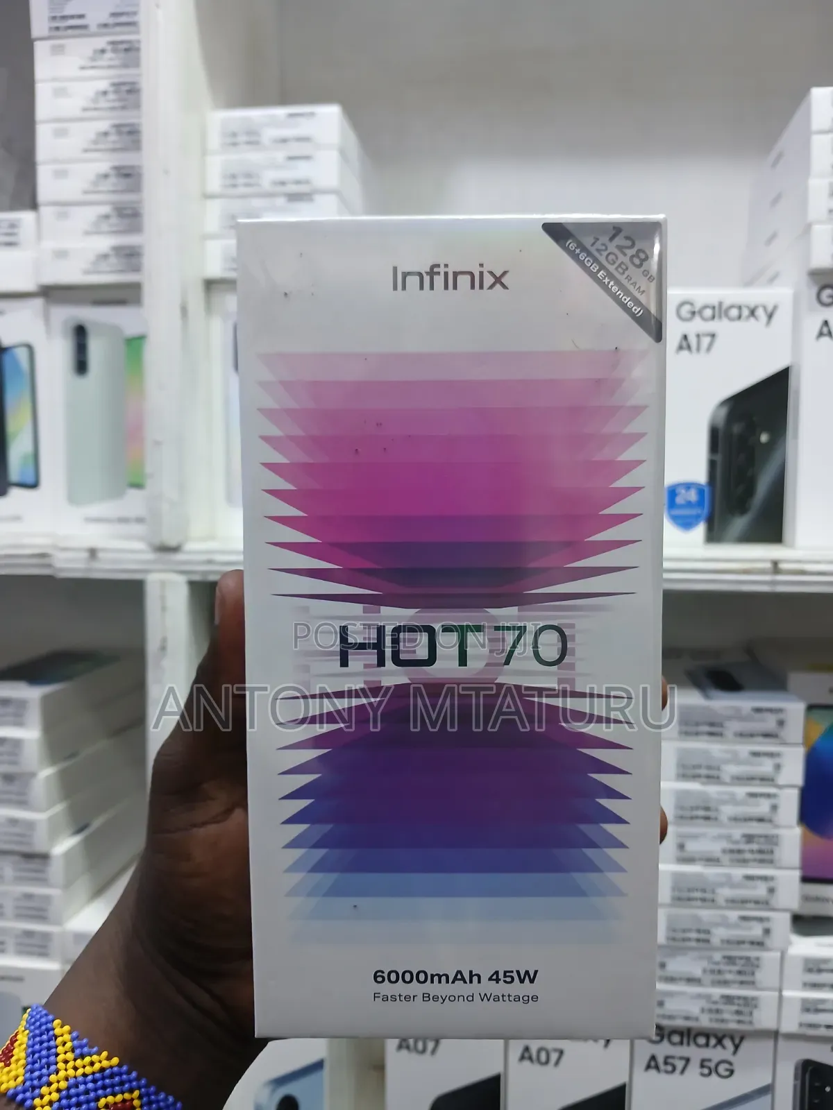 New Infinix Hot 70 128 GB