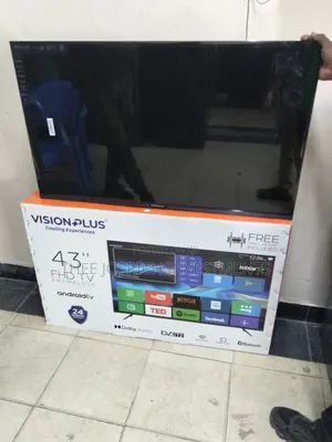 Vision Plus 43 Inch Smart Android TV With Free Wall Mount