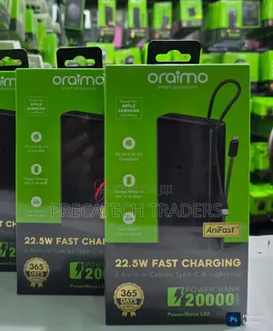 Oraimo Powerbank 20000mAh 22.5W