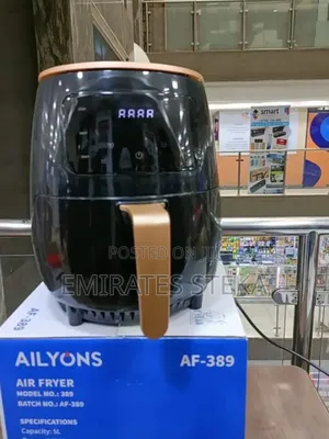 AILYONS 389 Air Fryer Healthier Oil Free Fryer, Fries Maker 5L 1400W