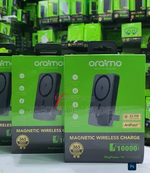 Oraimo Powerbank 10000mAh *Magnetic Wireless* and Wired Power Bank