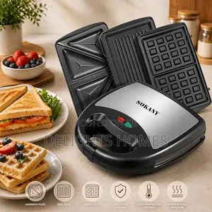 Sokany 3-in-1 Sandwich Maker-Dav