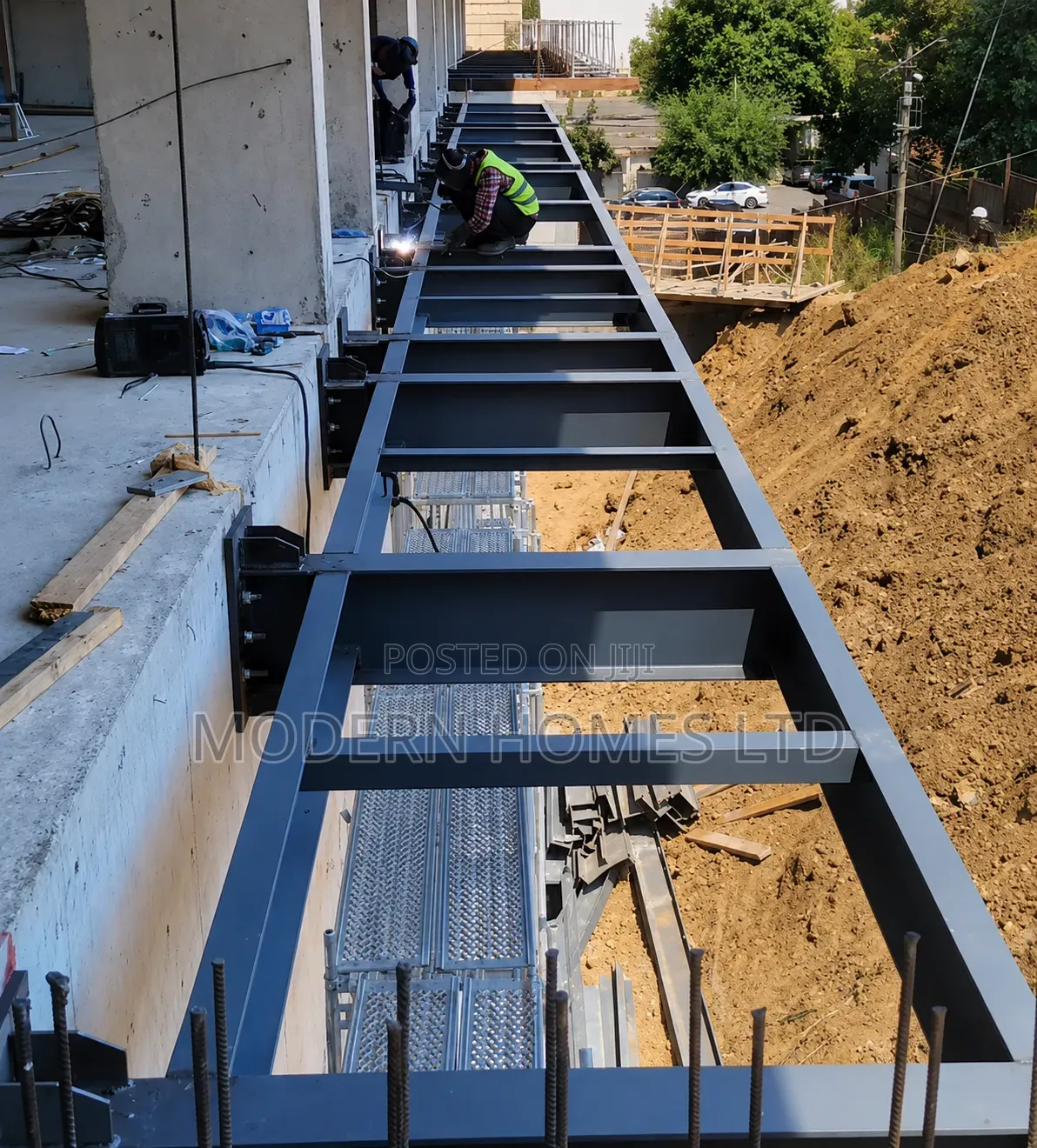 Steel Cantilever Fabrication Installation Service in Nairobi, Kenya