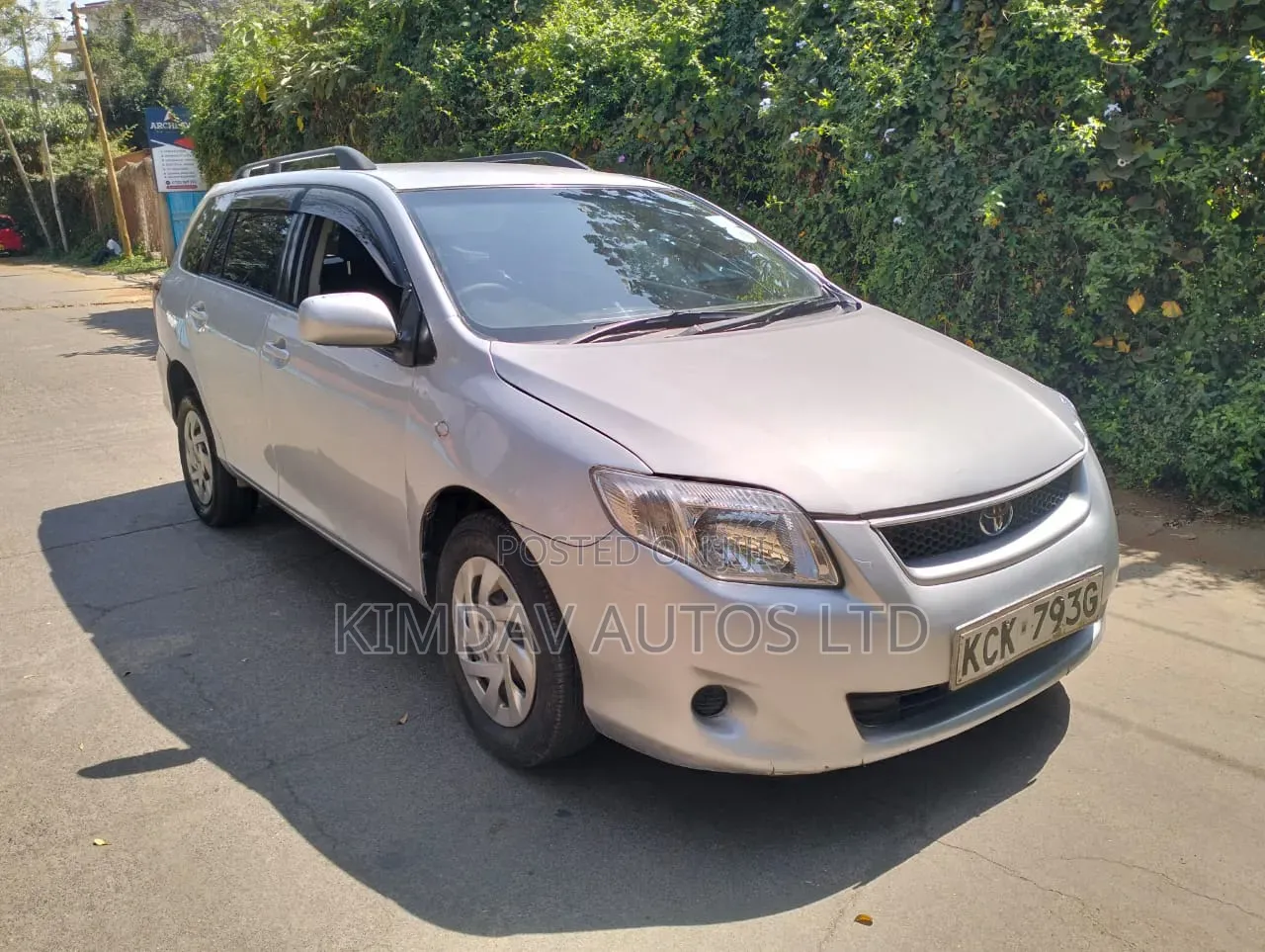 Toyota Corolla Fielder 2009 Silver