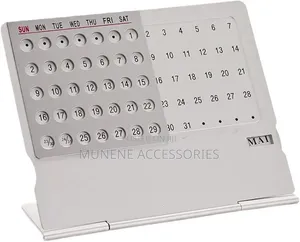 Perpetual Desk Calendar, Stand Up Calendar, Desktop Calendar