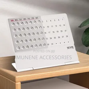Perpetual Desk Calendar, Stand Up Calendar, Desktop Calendar