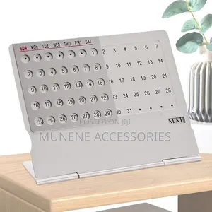 Perpetual Desk Calendar, Stand Up Calendar, Desktop Calendar