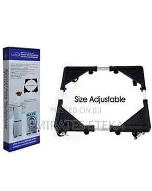 Fridge Stand Mobile Base With 4 Lock Wheels Washing Machine Stand