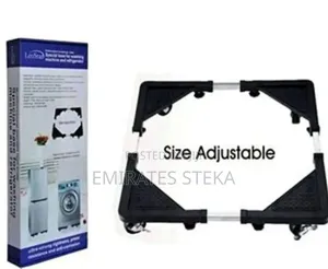 Fridge Stand Mobile Base With 4 Lock Wheels Washing Machine Stand