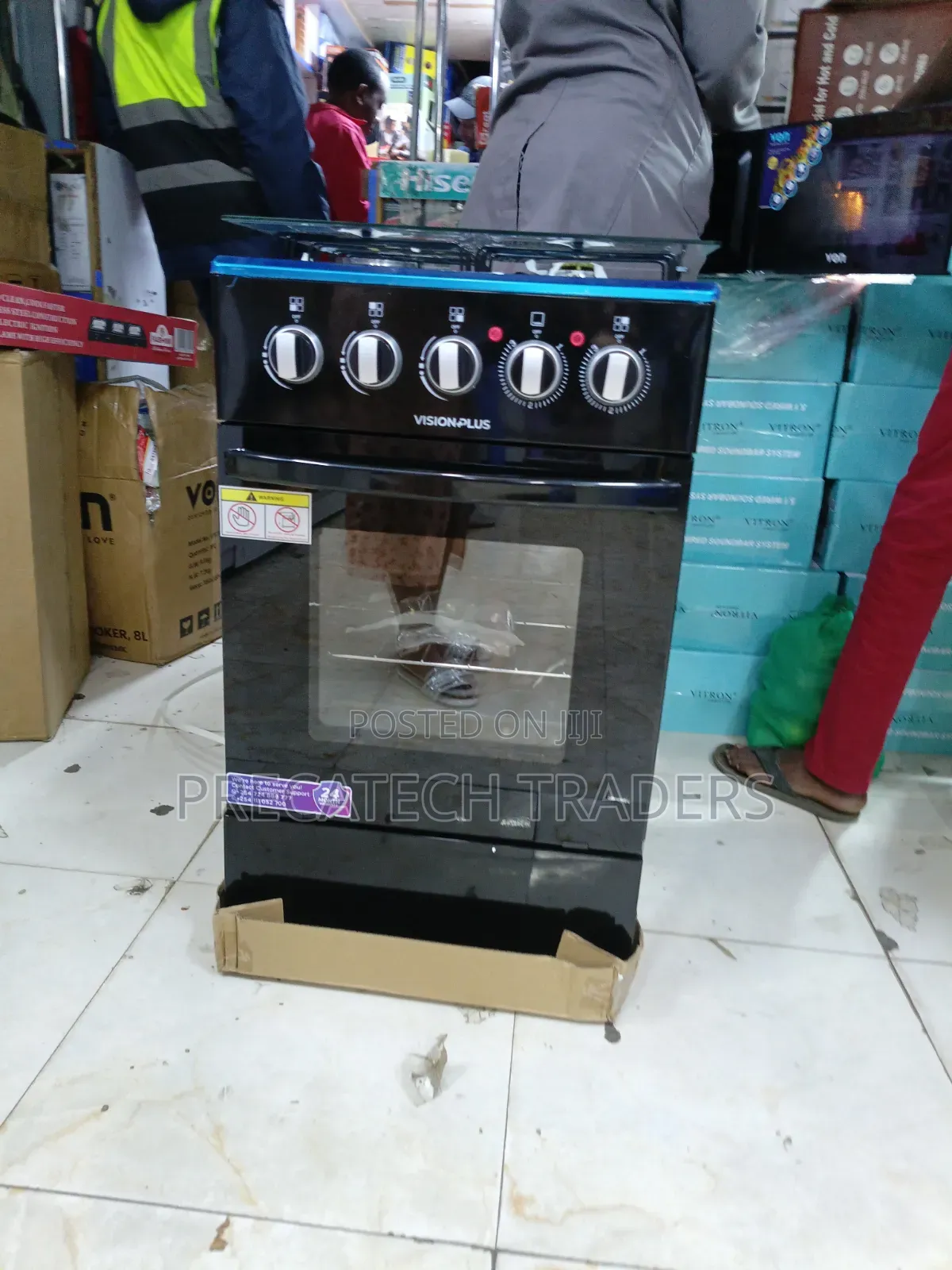 Vision Plus 50x55 3+1 Gas Cooker With Oven
