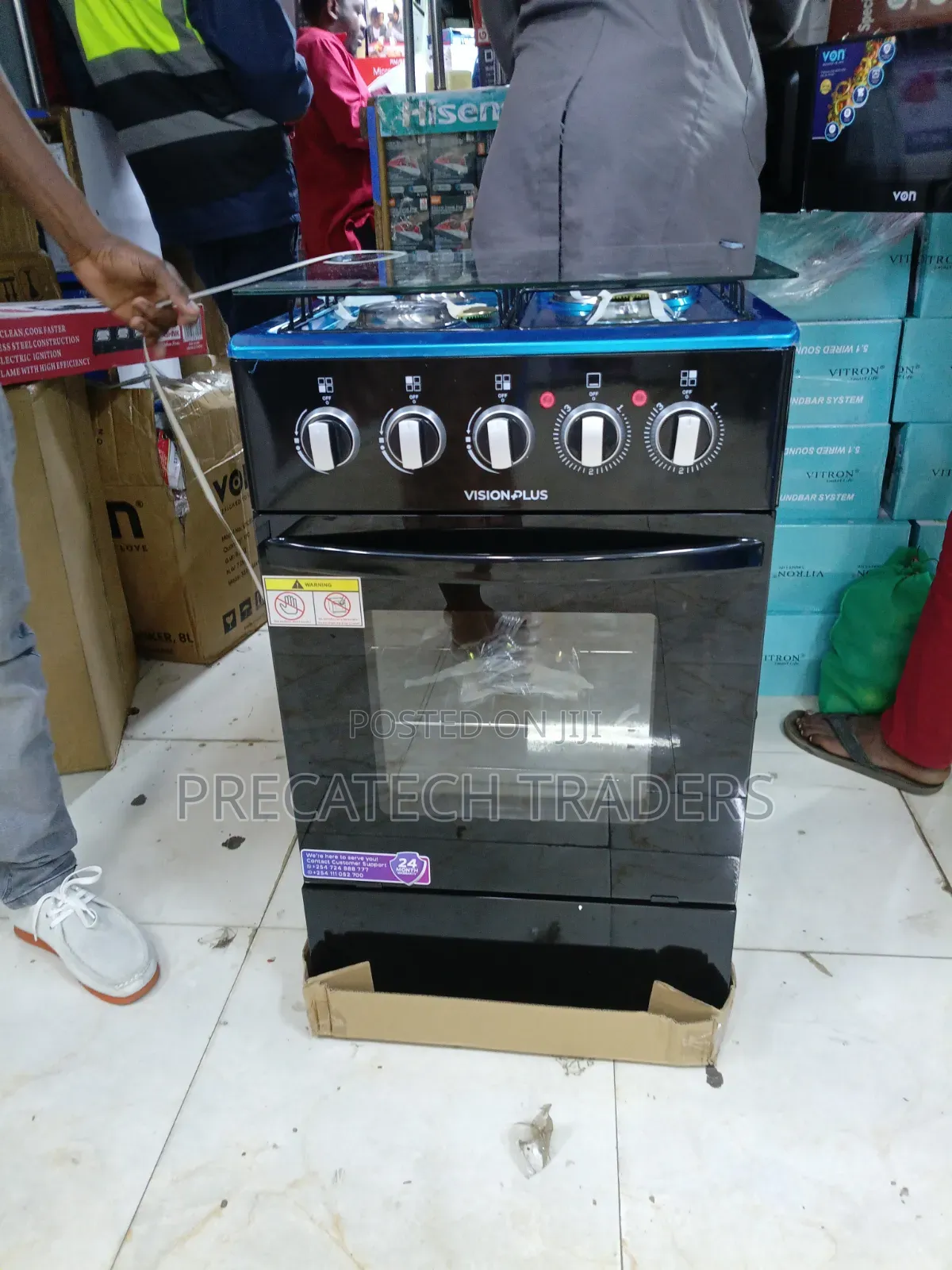 Vision Plus Black 50x55 3+1 Cooker