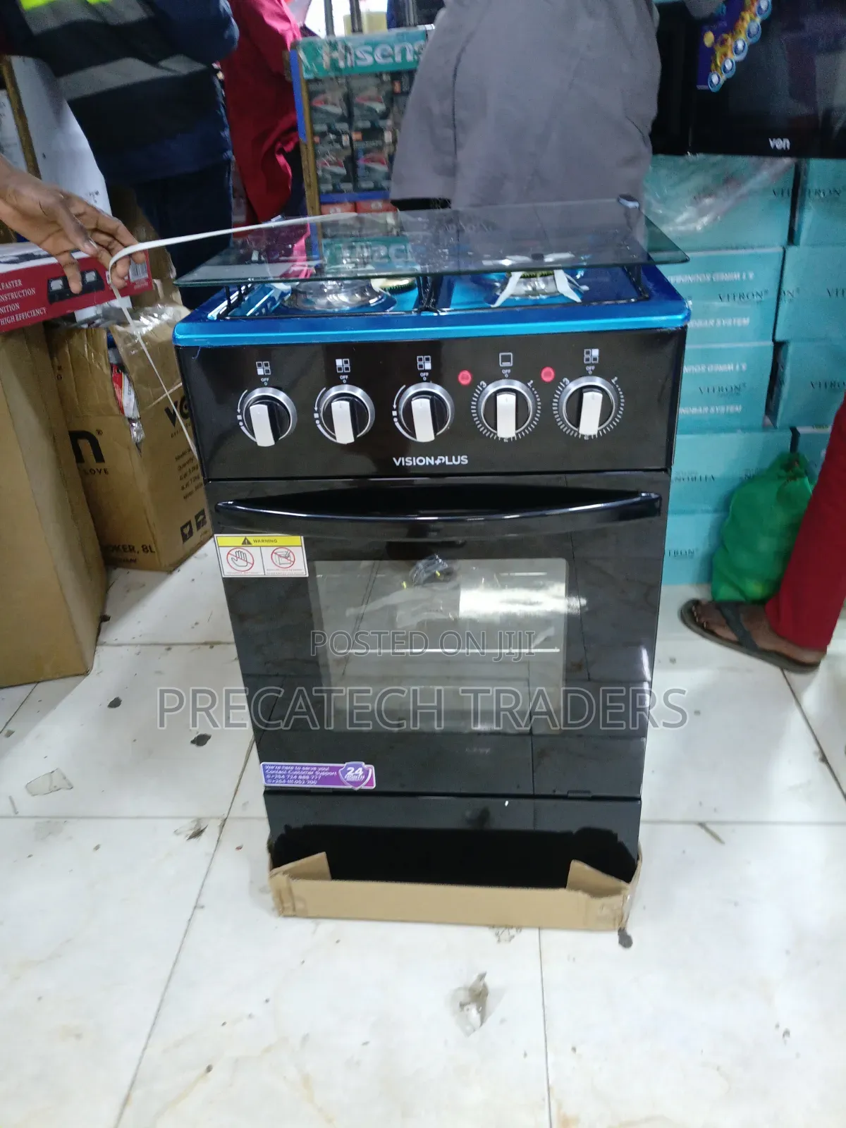 Vision Plus Black 50x55 3+1 Cooker