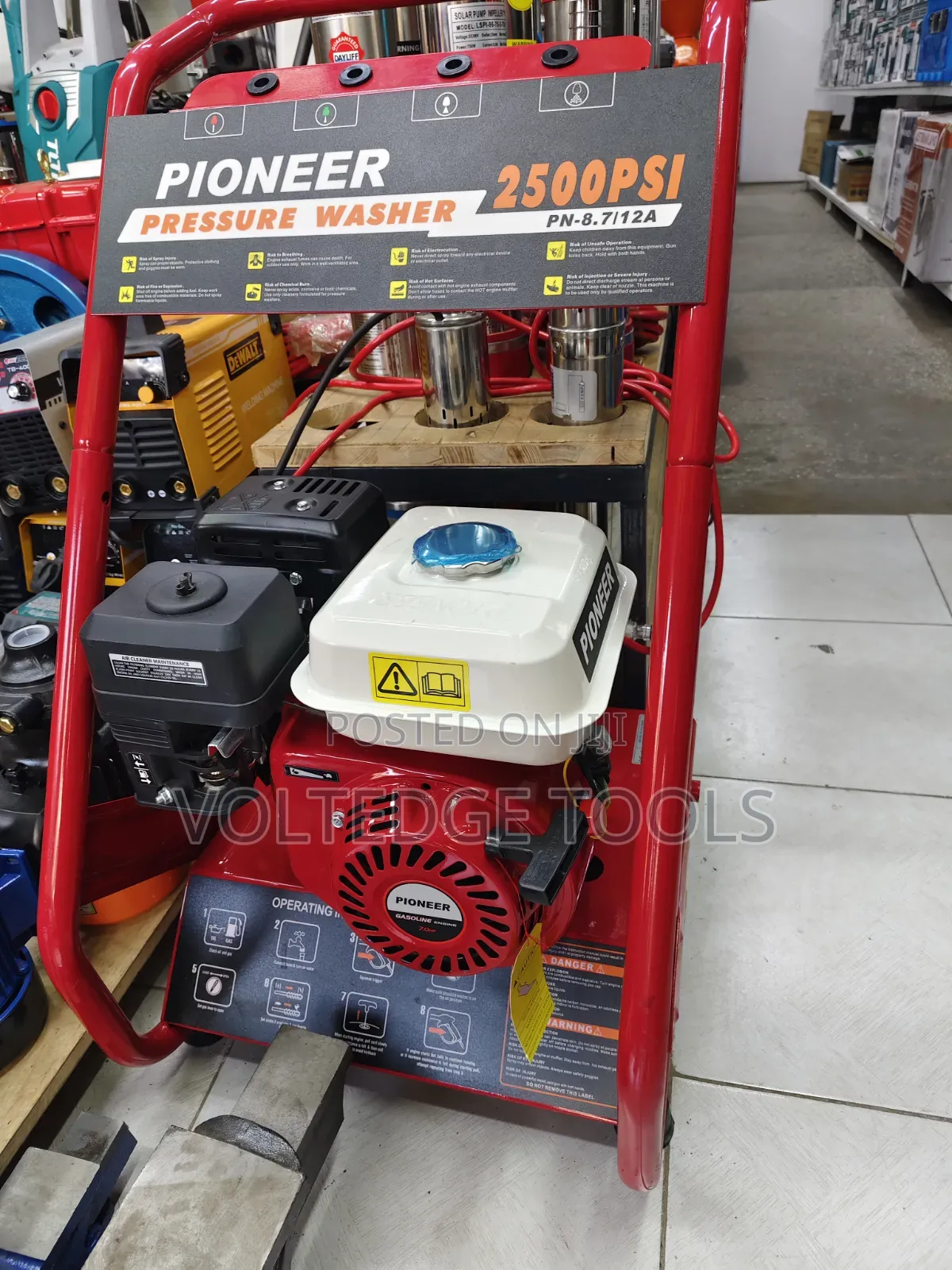 Pioneer 2500PSI Japan Gasoline High Pressure Washer (6.5HP)