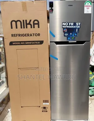 247 Litres Mika Fridge Double Door Top Mount Freezer No Frost at 49500