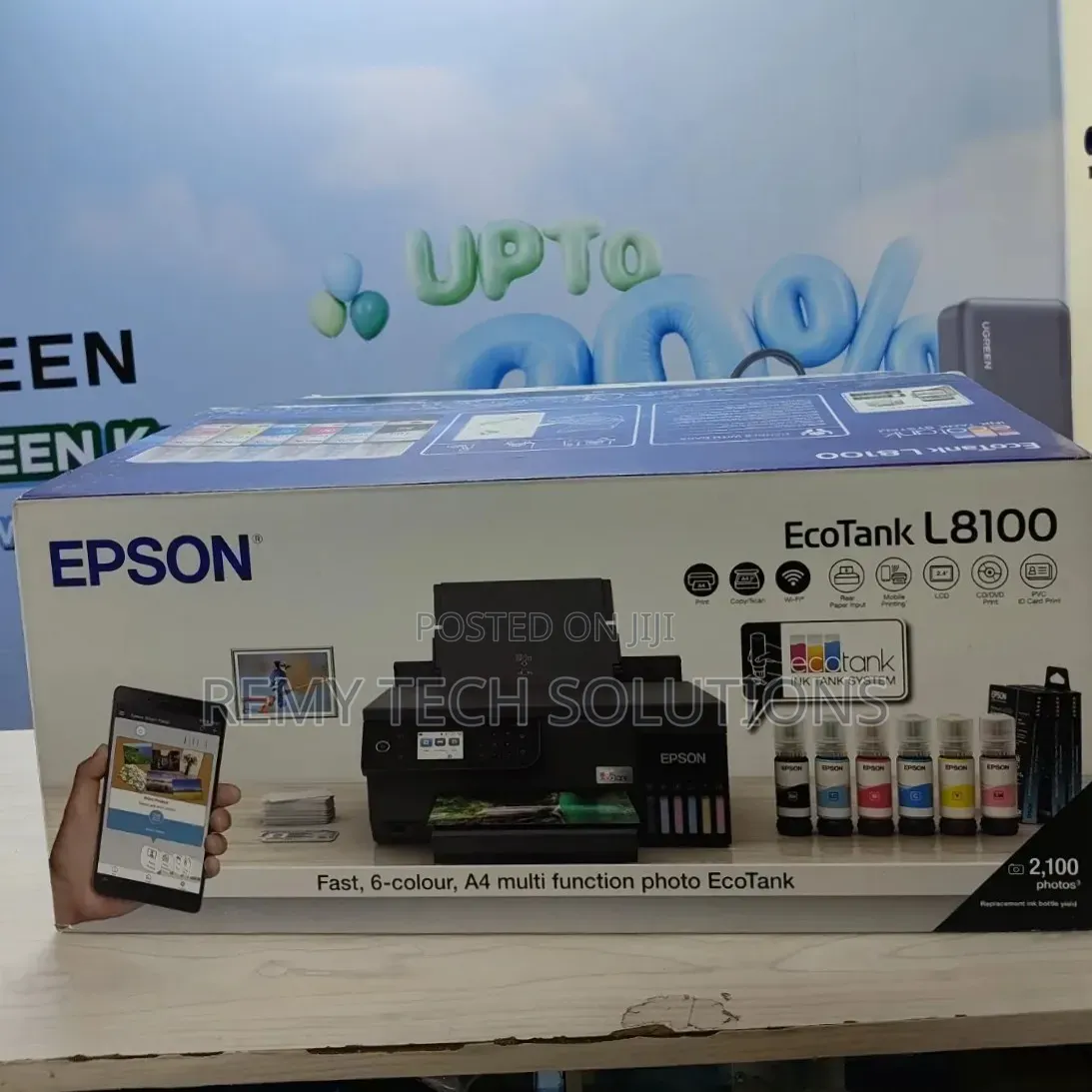 Epson EcoTank L8100 A4 Inktank Photo Printer