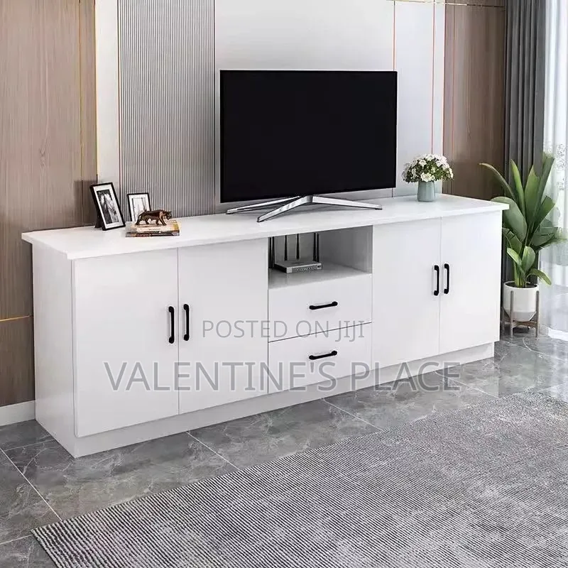 Extra-Long Modern 6ftTV Stand / Media Console With Cabinets Drawers