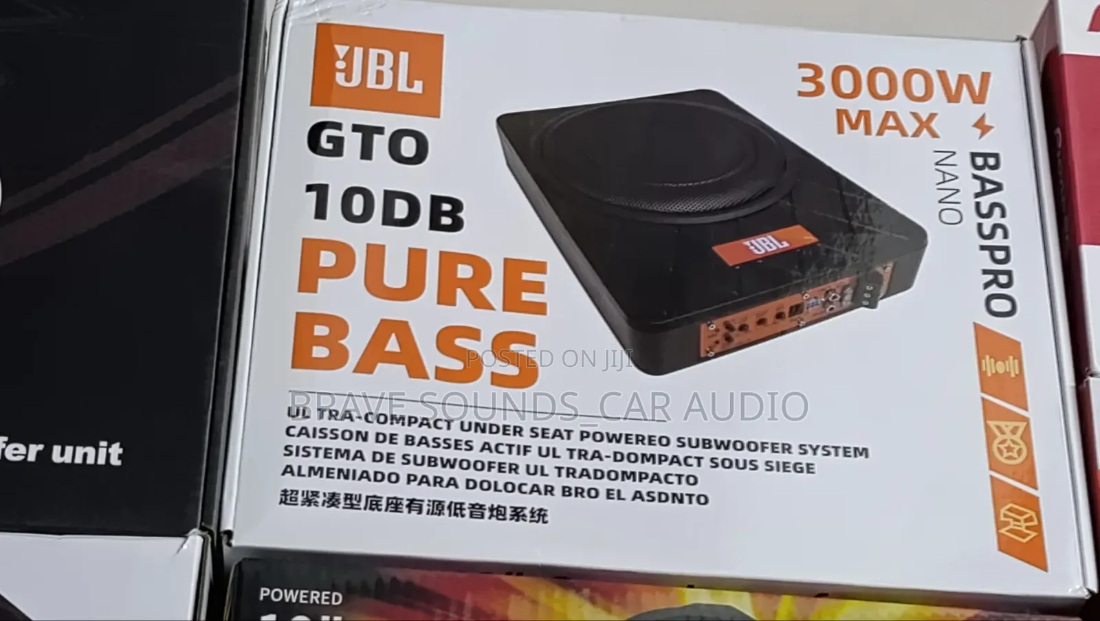 JBL Underseat Subwoofer