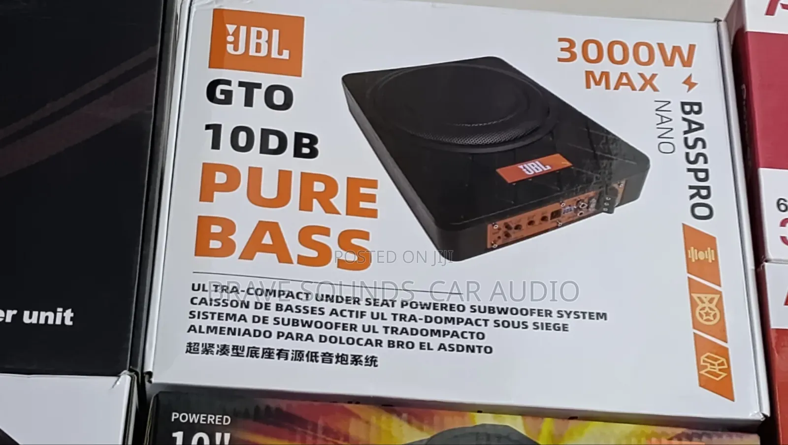 JBL Underseat Subwoofer