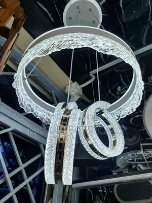 LED Tri-Color Crystal Pendant Light