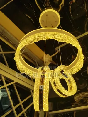LED Tri-Color Crystal Pendant Light