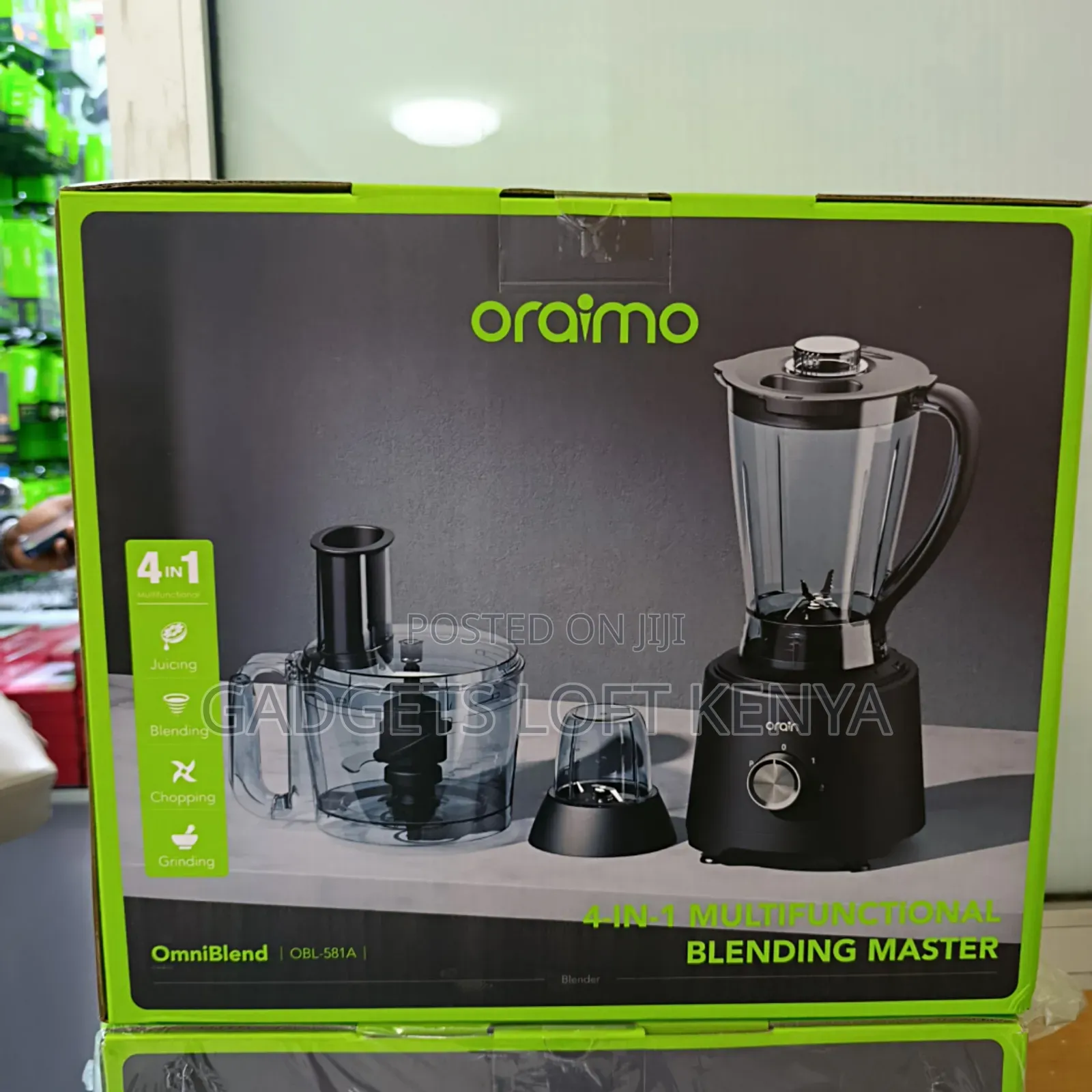 Oraimo OmniBlend (4 in 1 Blender) OBL-581A 1500W Blender