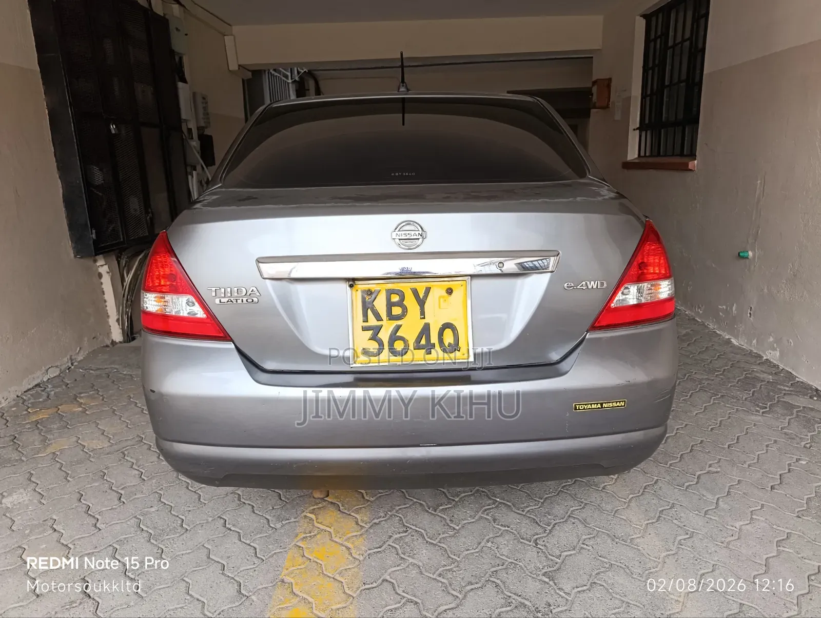Nissan Tiida 2008 Gray