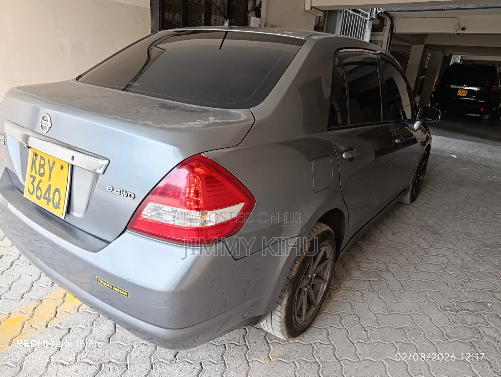 Nissan Tiida 2008 Gray