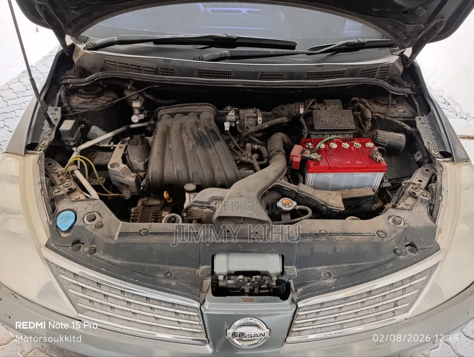 Nissan Tiida 2008 Gray