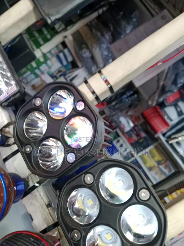 2pcs Offroad Clear Square Spotlights