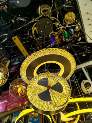 Modern Tri-Color Crystal LED Pendant Light