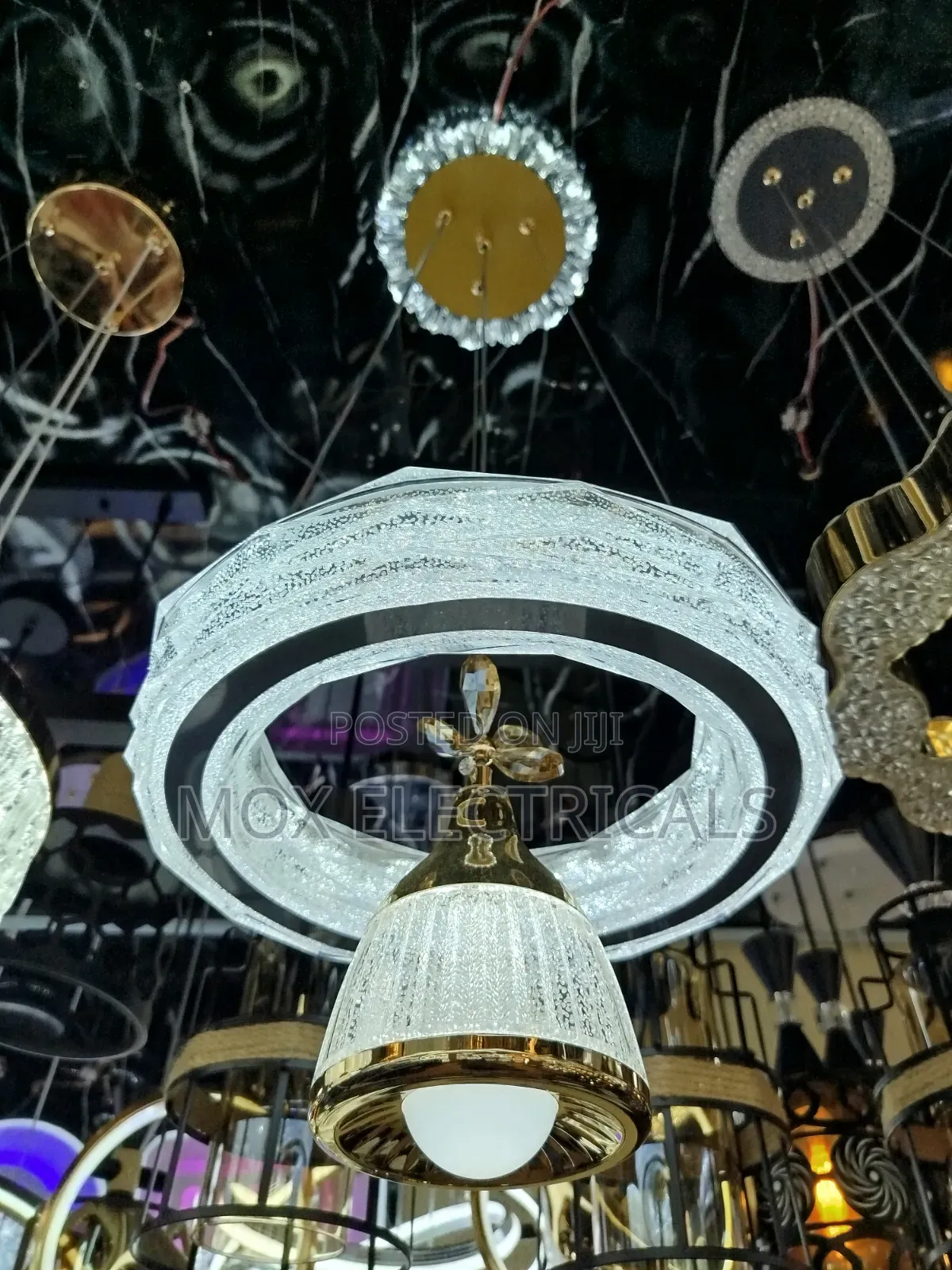 Modern Circular LED Ring Pendant Light