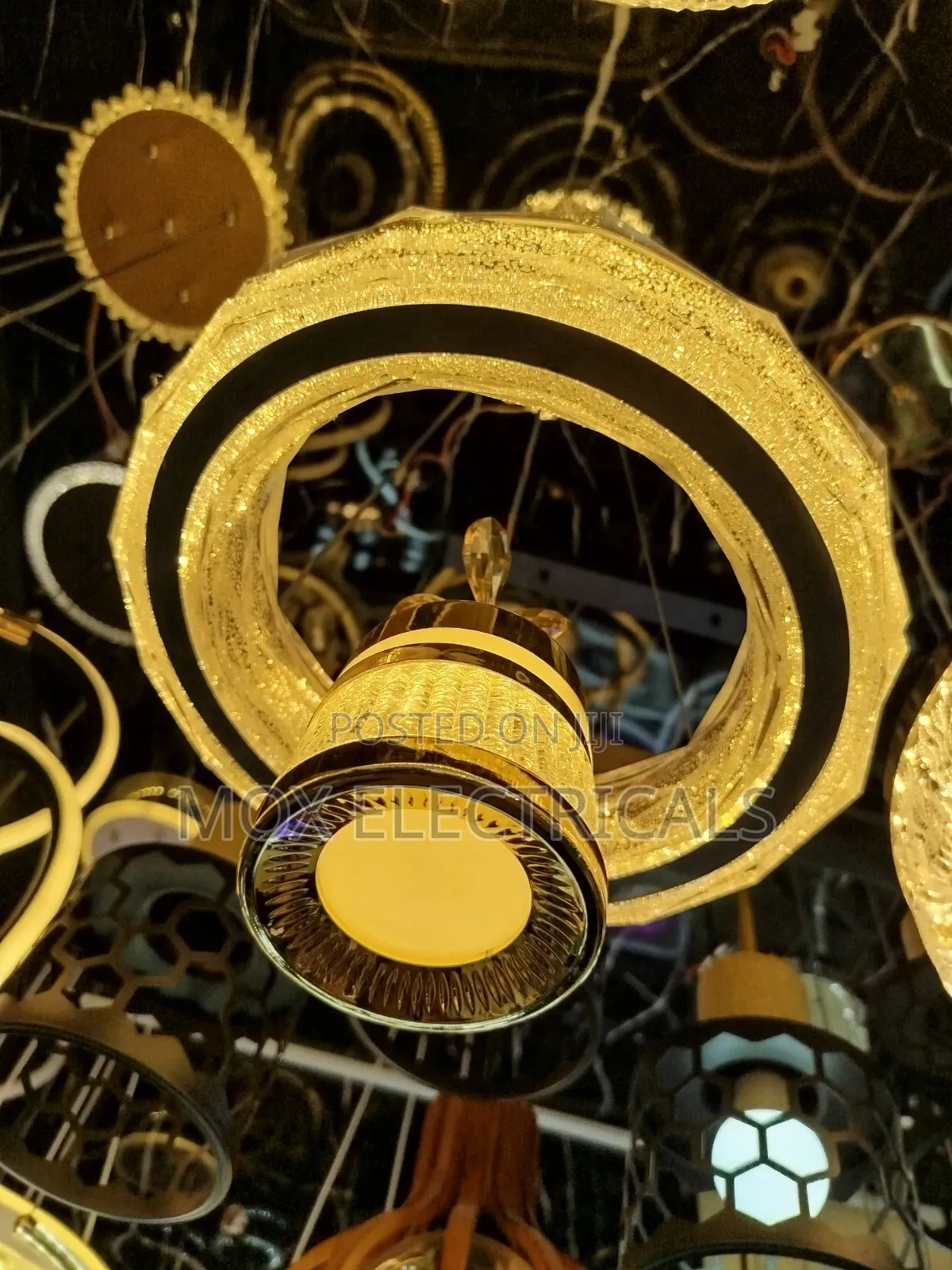 Modern Circular LED Ring Pendant Light