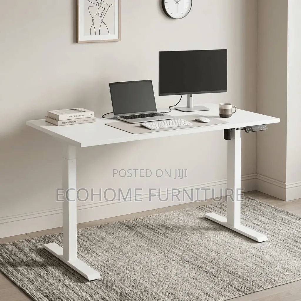 Electric Desk ; 1.2m by 0.6m ,Adjustable Height, Memory