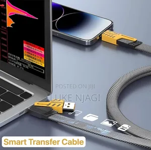 Vaku Luxos 4-in-1 65W Fast Charging Flat Cable