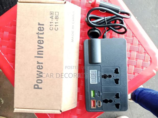 Car Power Inverter With Multi Port USB Charging Port
