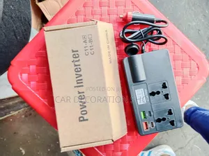 Multi Portfar Power Inverter Converts DC Battery -AC Power