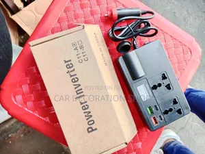 Multi Portfar Power Inverter Converts DC Battery -AC Power