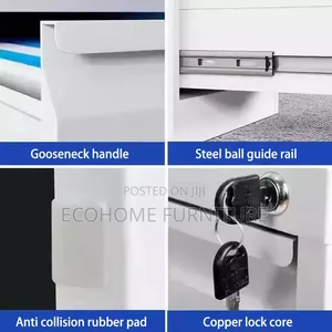File Cabinet; 4 Drawers, Lockable Drawers