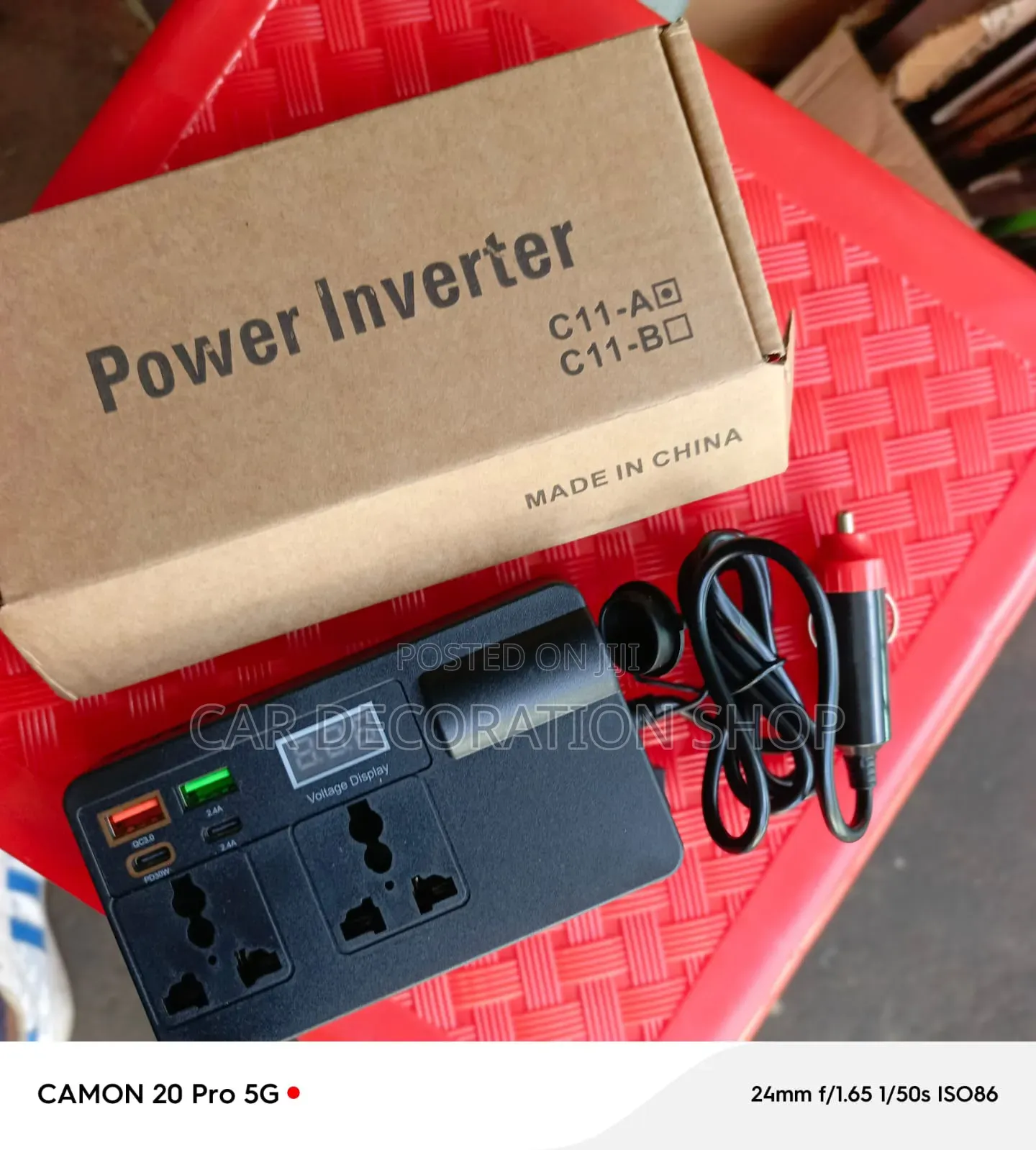 Generic 200w Premium Smart Power Car Inverter Adaptor