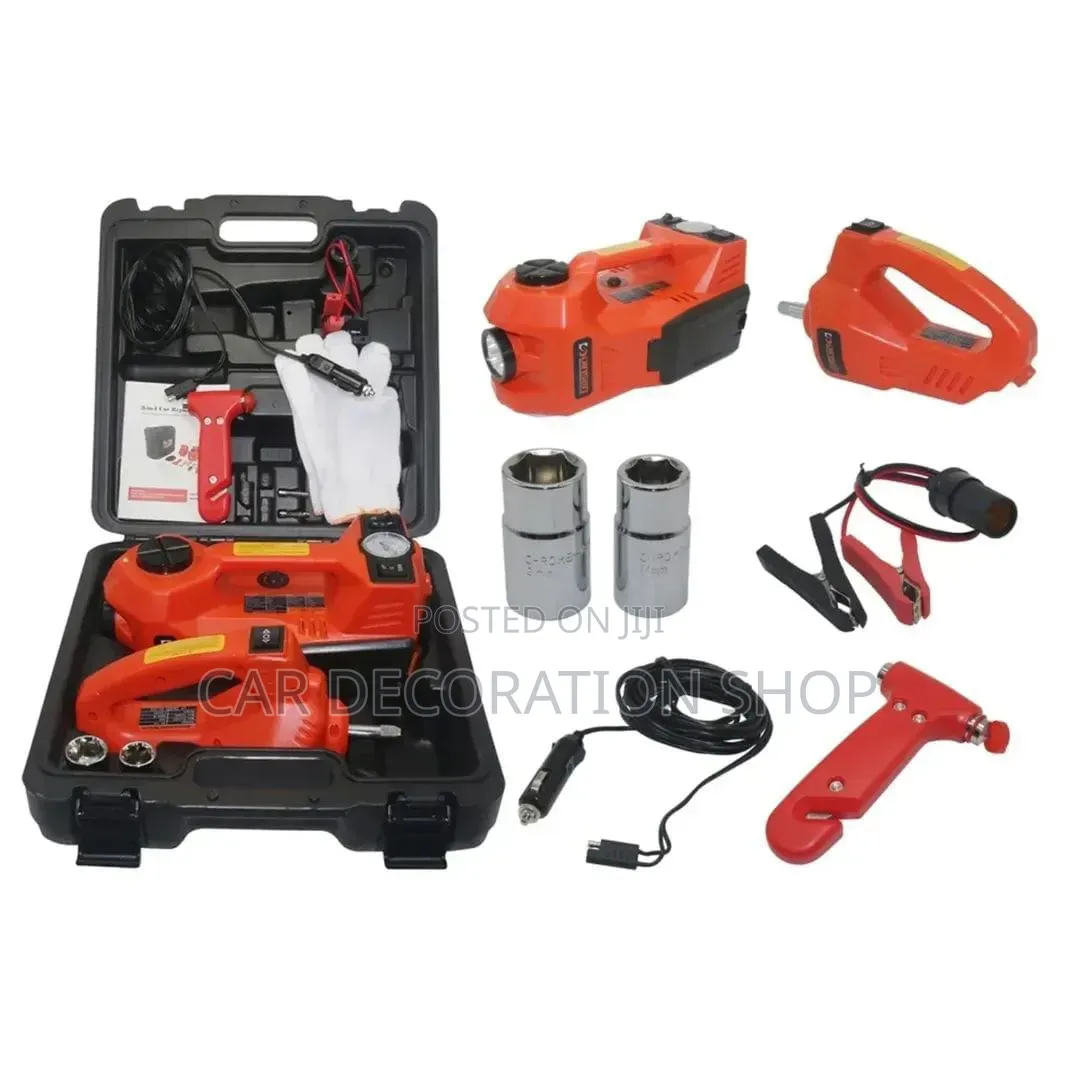 5ton 12v Multi Functional Electric Hydraulic Car Jack Kit With Wrench