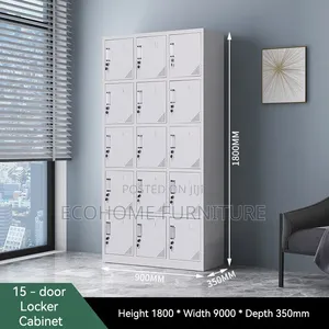 Storage Cabinet; 15 Doors Cabinet/Gym /School