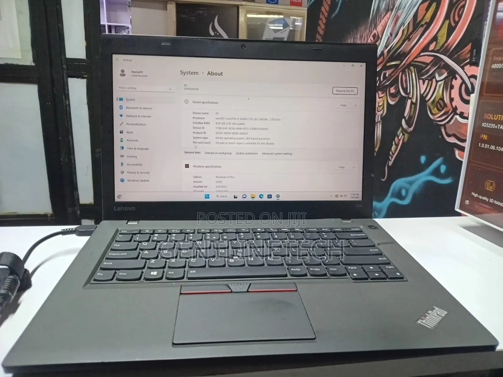 Laptop Lenovo ThinkPad T460 8GB Intel Core i5 SSD 128GB