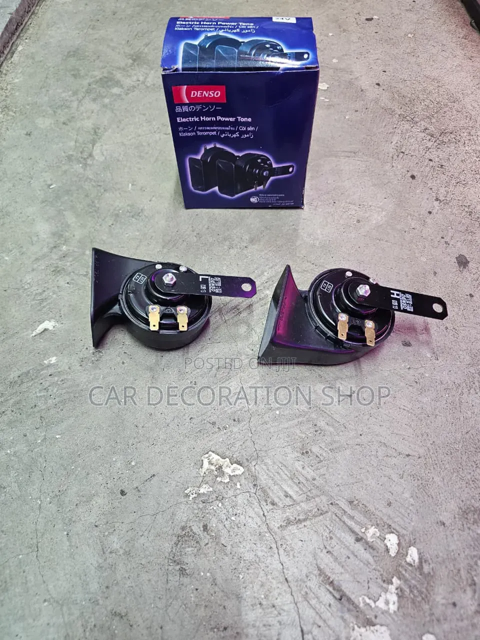 Denso Electric Snail Horns With Loud Dual Harrier Sound