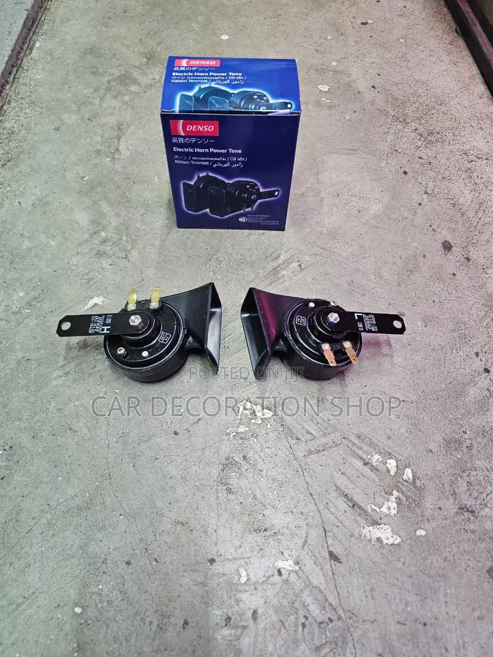 Denso Electric Snail Horns With Loud Dual Harrier Sound