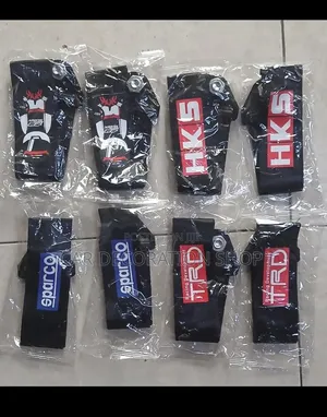 Universal Decorative Car Bumper Hanging Tow Straps Wit Motorsport Logo