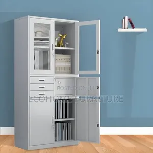 Office Cabinet: Filing Cabinet With Lockable Drawers and Safe