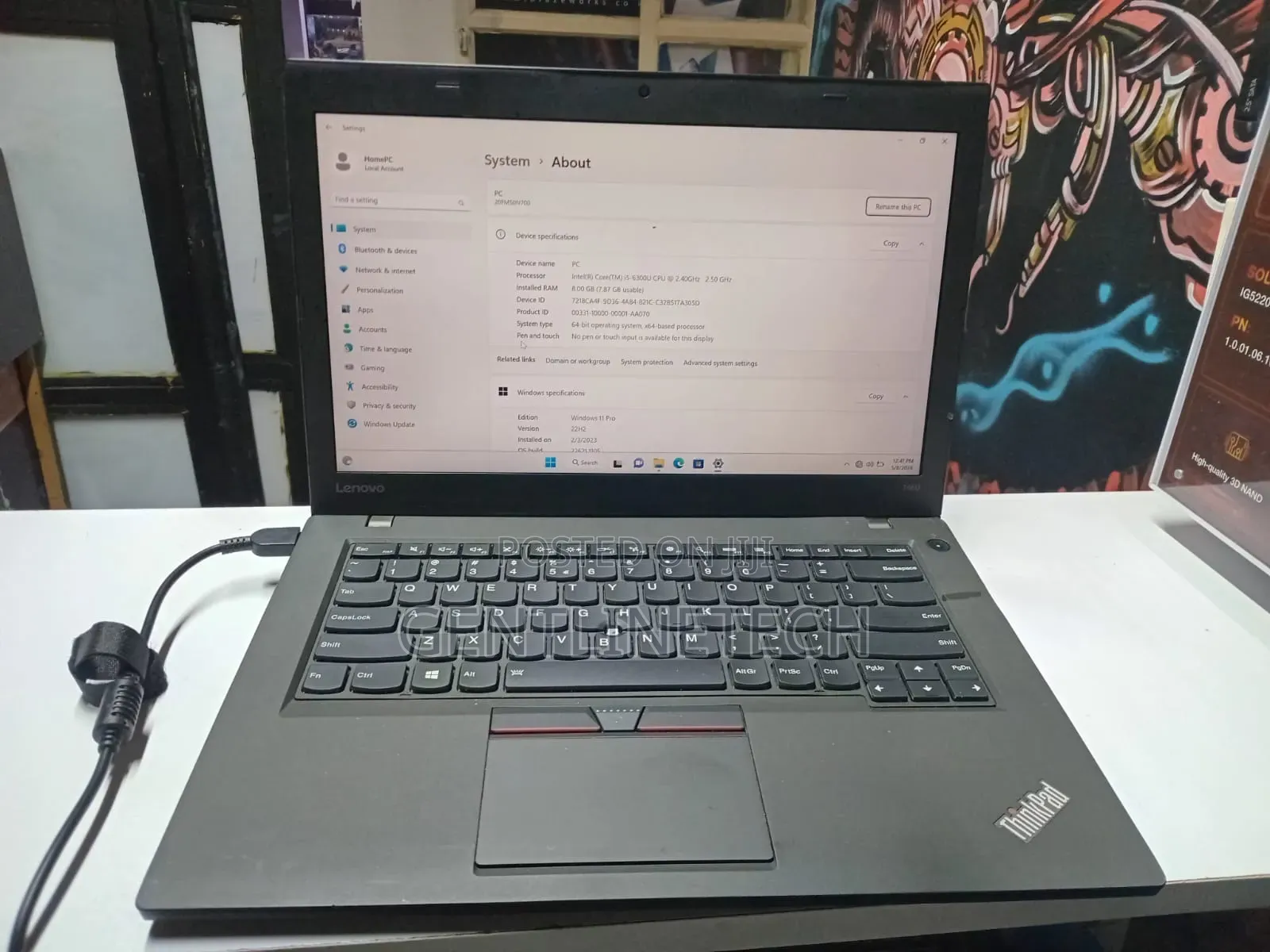 Laptop Lenovo ThinkPad T460 8GB Intel Core i5 SSD 128GB