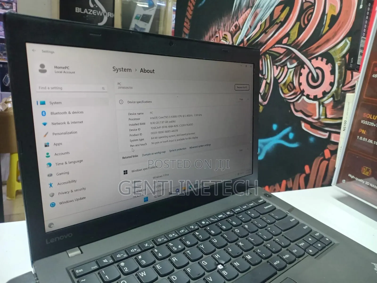 Laptop Lenovo ThinkPad T460 8GB Intel Core i5 SSD 128GB